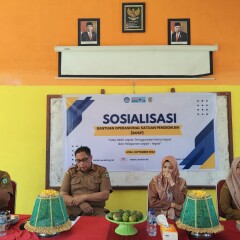 Sosialisasi Bantuan Operasional Satuan Pendidikan (BOSP) Korwil Larompong/Larompong Selatan dan Korwil Belopa, Senin 02 September 2024