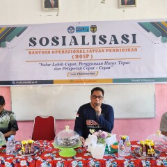 Sosialisasi Bantuan Operasional Satuan Pendidikan (BOSP) Korwil Ponrang, Jum'at, 06 September 2024