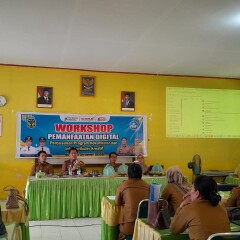 Pemanfaatan Digital tingkat SMP Sekabupaten Luwu di SMPN 1 Bua