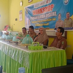 Pemanfaatan Digital tingkat SMP Sekabupaten Luwu di SMPN 1 Bua