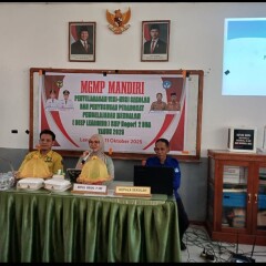 MGMP Mandiri jenjang SMP di SMPN 2 Bua