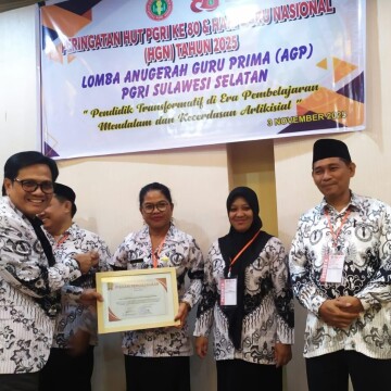 Lomba Anugerah Guru Prima (AGP) PGRI Sulawesi Selatan